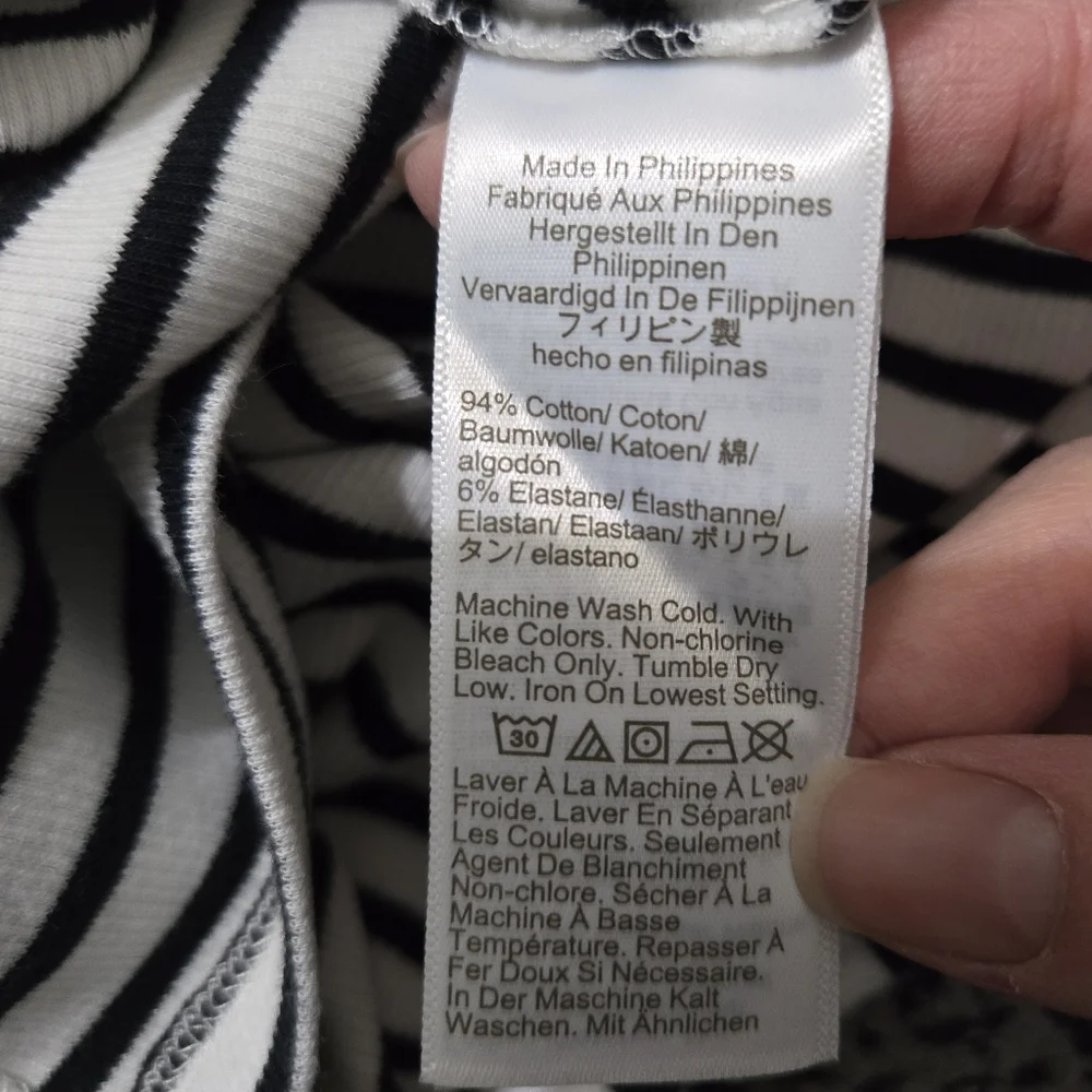 J CREW Striped Cotton Tank Top, S, NWOT